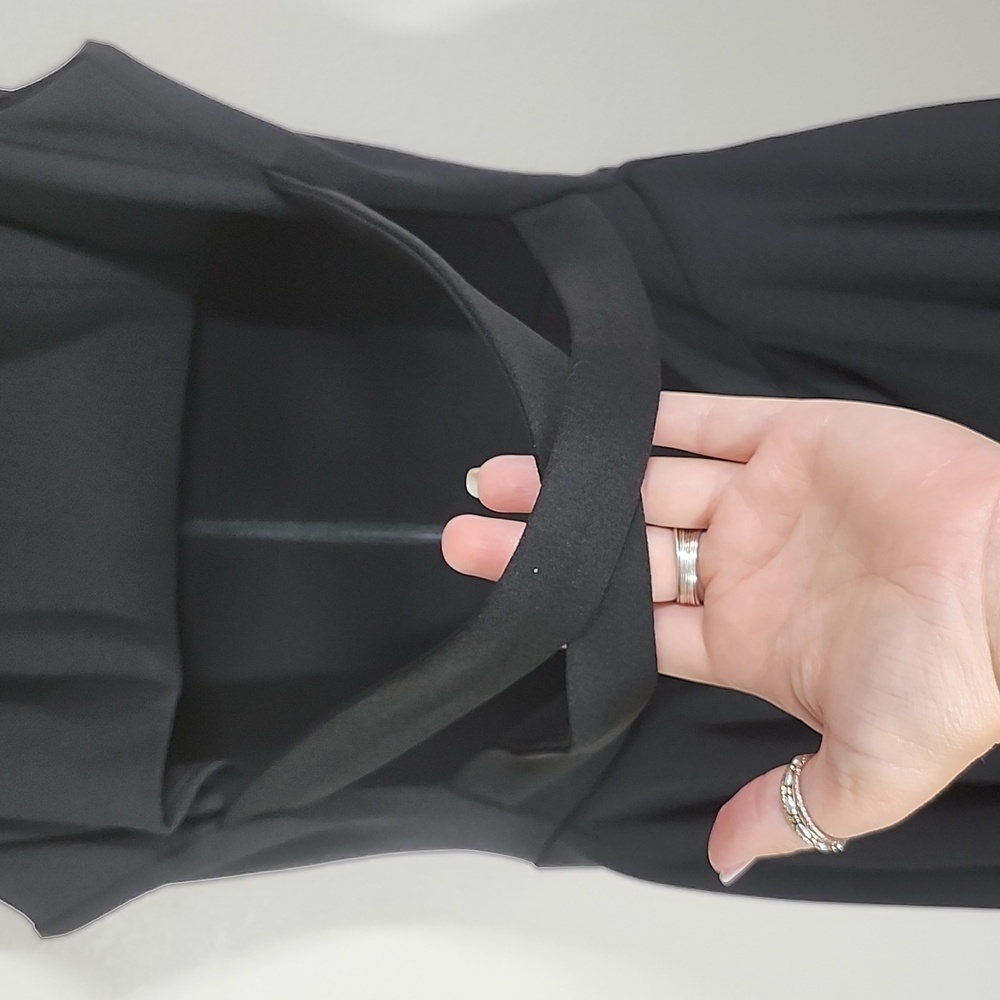 Dress the Population Mariela Dress Black Cutout Design Cocktail Date Night XL - Picture 4 of 11